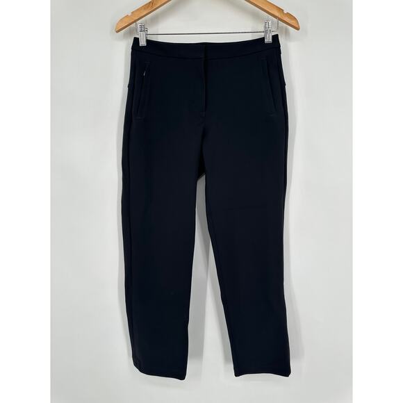 Lululemon On The Move Pant Mid-Rise Straight Leg Crop Ankle Pants, Black Petite - Picture 6 of 14